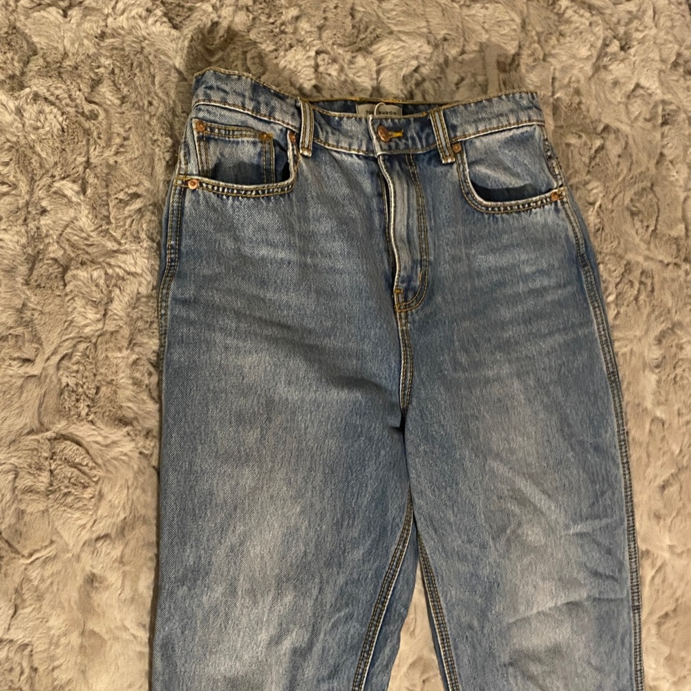 Tory Burch Classic Blue Denim High Waist Jeans - Picture 1 of 4